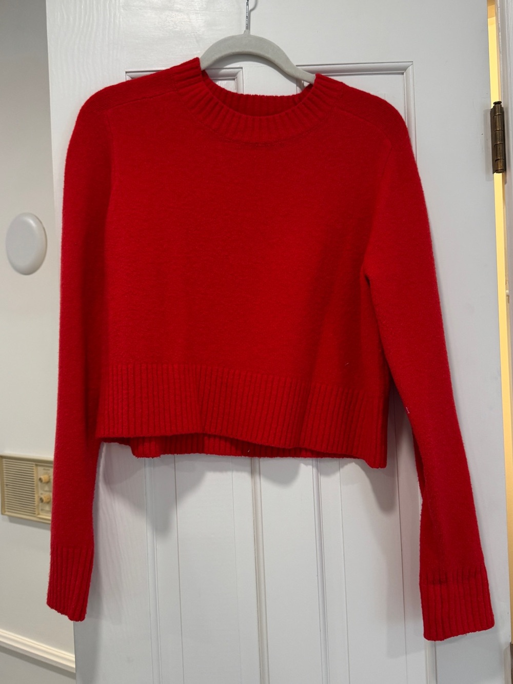 Universal Thread Women's Bright Red Crewneck Sweater